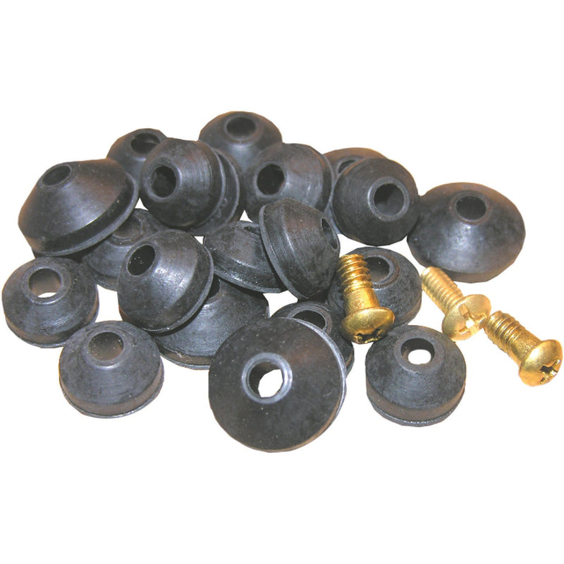 Lasco Various Black & Brass Beveled Faucet Washer