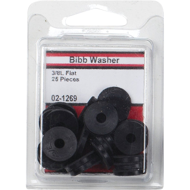 Lasco 11/16 In. Black 3/8L Flat Bibb Faucet Washer (25 Ct.)