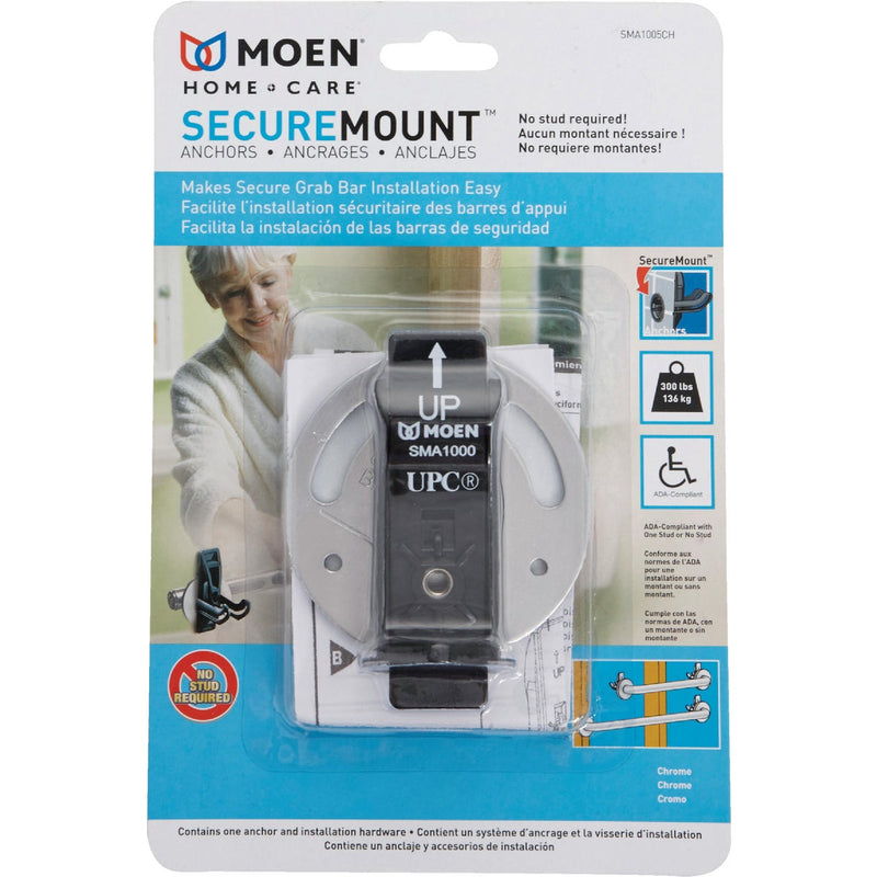 Moen Home Care 300 Lb. Stainless Steel Grab Bar Mounting Anchor