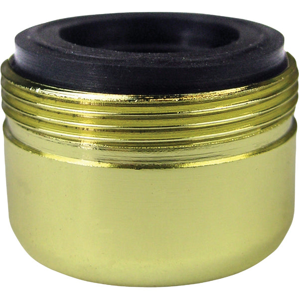 Lasco 1.8 GPM 55/64 In. Male Dual Thread Aerator, Polished Brass