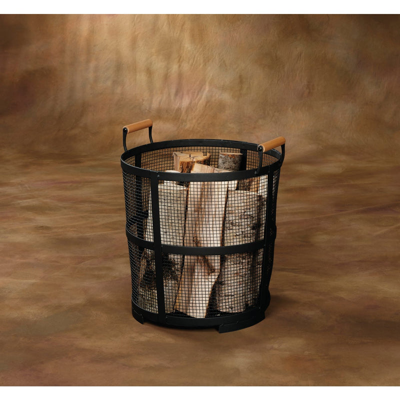 Home Impressions Round Fireplace Log Basket