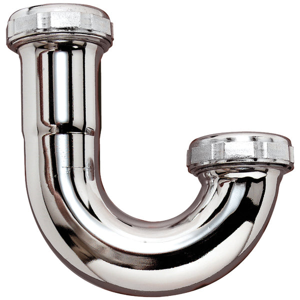 Keeney 1-1/2 In. Chrome Plated Brass J-Bend