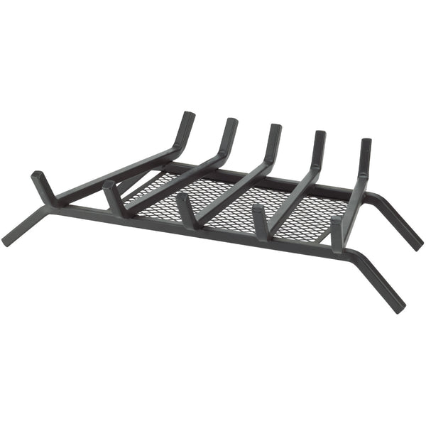 Home Impressions 18 In. Steel Fireplace Grate with Ember Screen