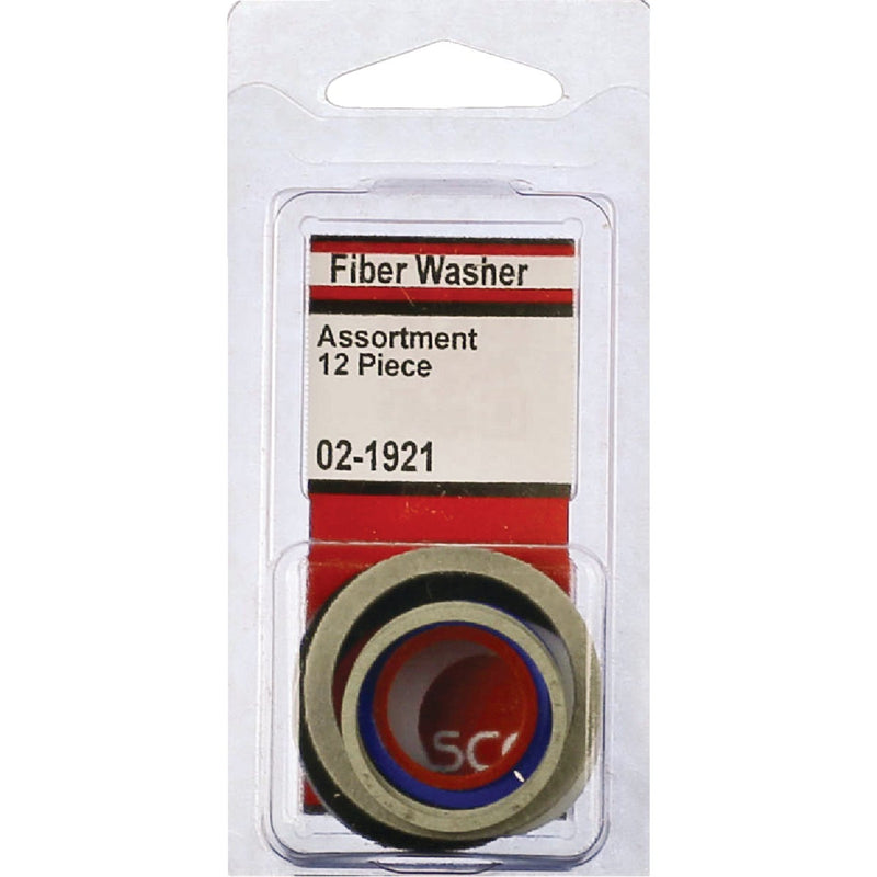 Lasco Assorted Fiber Faucet Washer (12 Ct.)