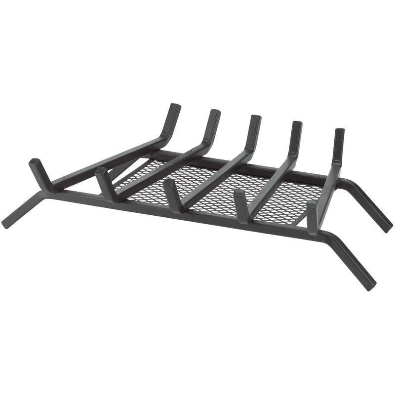 Home Impressions 20 In. Steel Fireplace Grate with Ember Screen