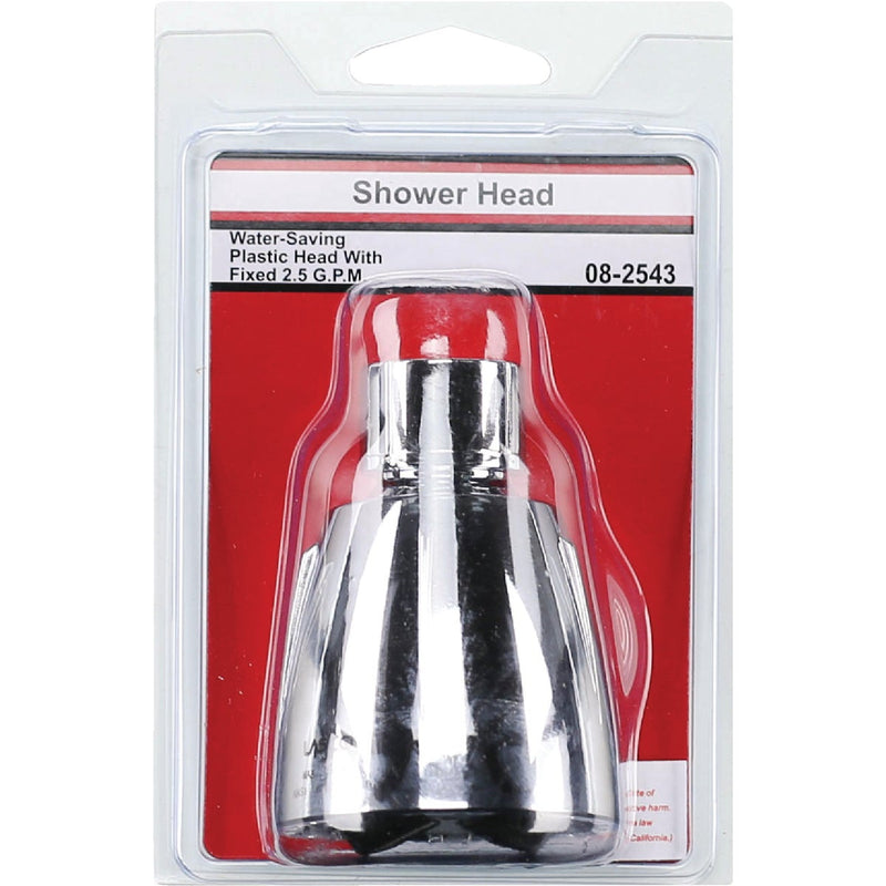 Lasco 1-Spray 1.8 GPM Water Saver Fixed Shower Head, Chrome