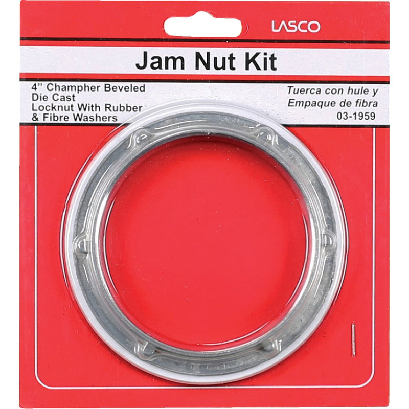 Lasco 4 In. Sink Basket Strainer Nut with Washers