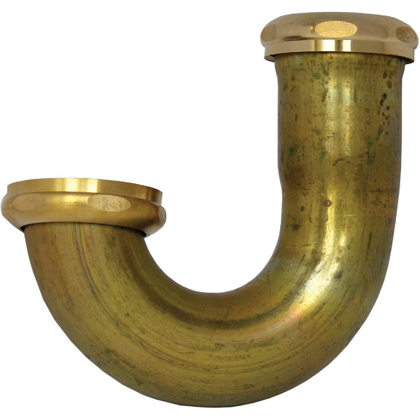 Lasco 1-1/2 In. LA Pattern Rough Brass J-Bend