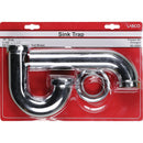 Lasco 1-1/2 In. x 1-1/4 In. Chrome Plated P-Trap