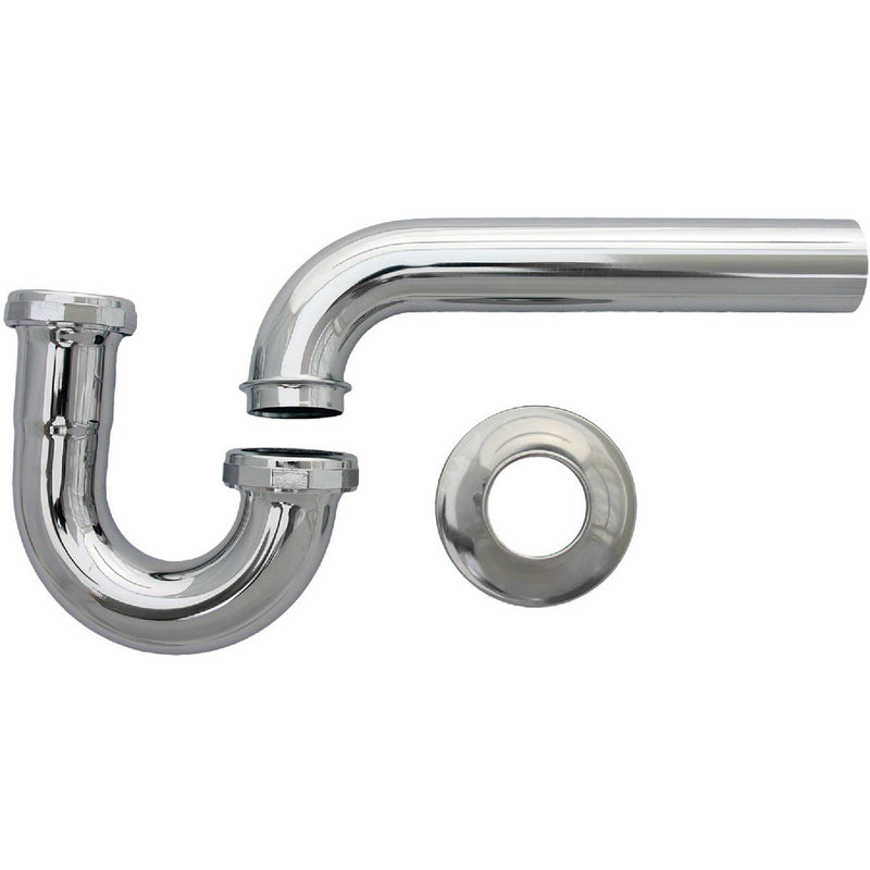 Lasco 1-1/4 In. Chrome Plated P-Trap