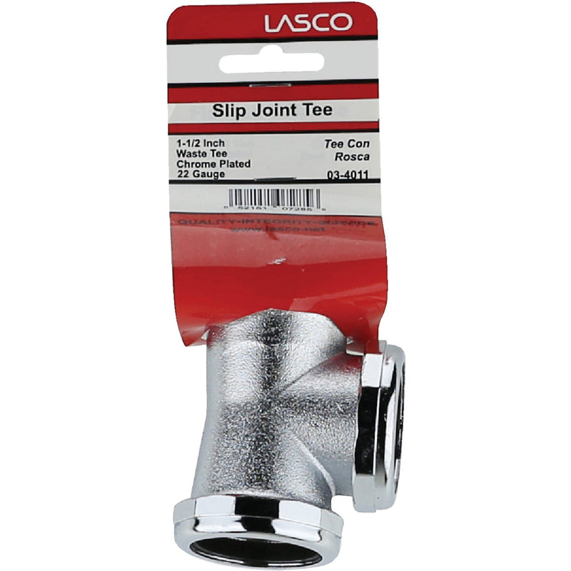 Lasco 1-1/2 In. Chrome Plated Tee