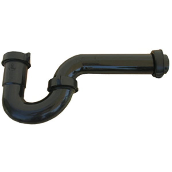 Lasco 1-1/2 In. Black Plastic P-Trap