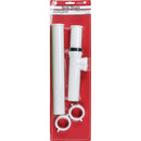 Lasco 1-1/2 In. OD x 12 In. Flanged Tailpiece White Plastic End Outlet Waste