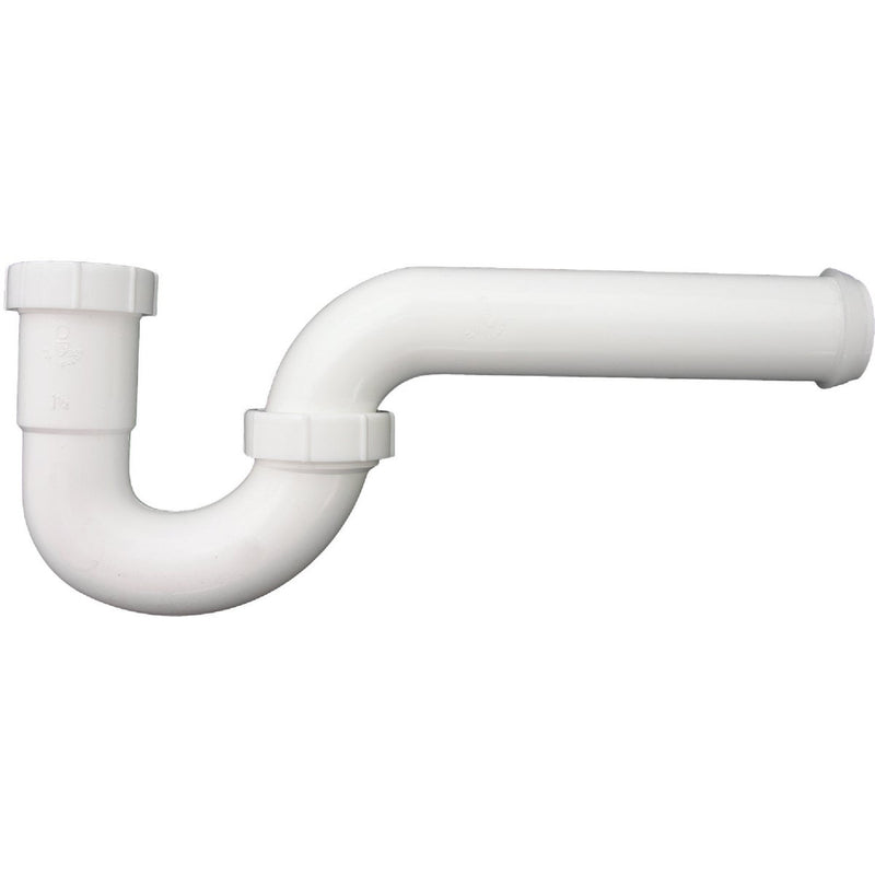 Lasco 1-1/2 In. White Plastic P-Trap