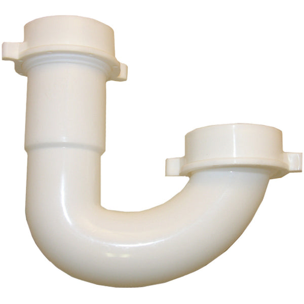 Lasco 1-1/2 In. White Plastic J-Bend