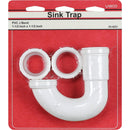 Lasco 1-1/2 In. White Plastic J-Bend