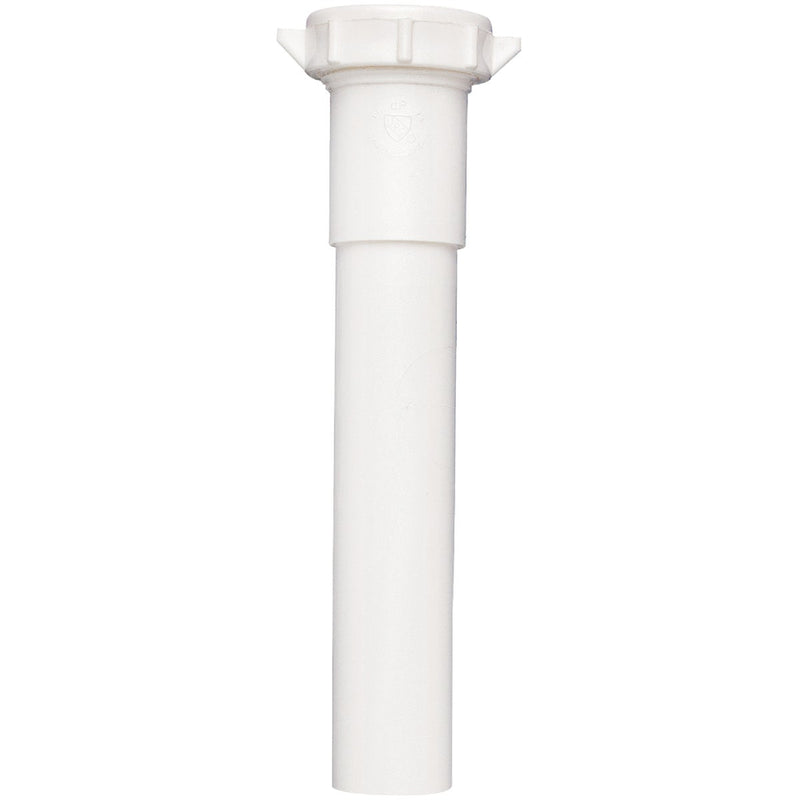 Keeney 1-1/2 In. x 12 In. White Plastic Extension Tube