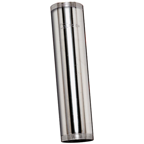 Do it Best 1-1/4 In. x 6 In. Chrome Plated 20 Gauge Threaded Tube