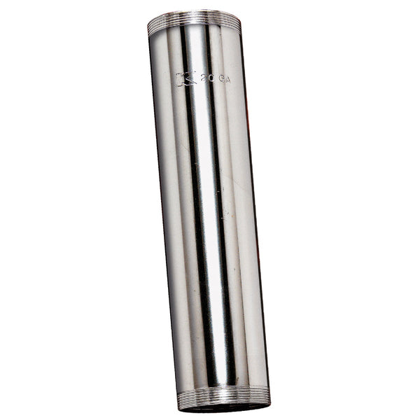 Do it Best 1-1/2 In. x 6 In. Chrome Plated 20 Gauge Threaded Tube