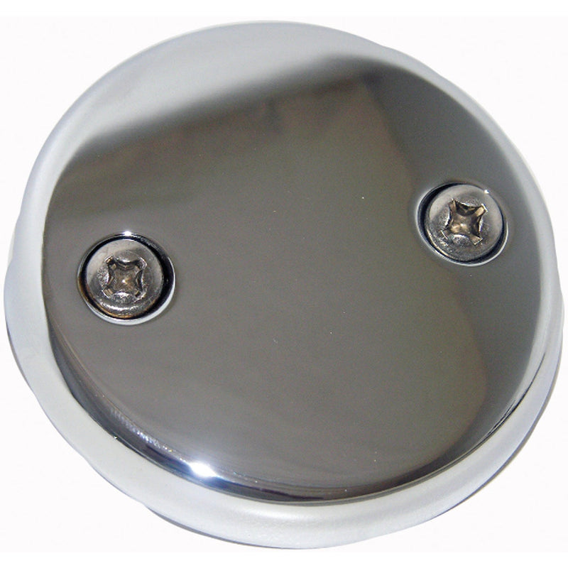 Lasco Two-Hole Chrome Bath Drain Face Plate