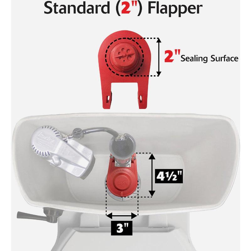 Korky QuietFILL Platinum Fill Valve & 2 In. Flapper Kit