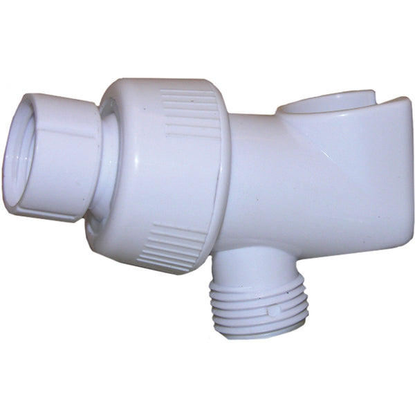 Lasco White Plastic Shower Bracket