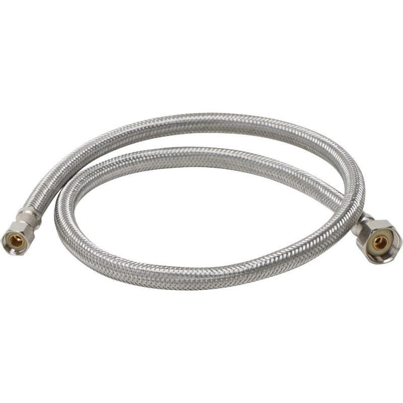 Fluidmaster 3/8 In. C x 1/2 In. FIP x 36 In. L Braided Stainless Steel Faucet Connector