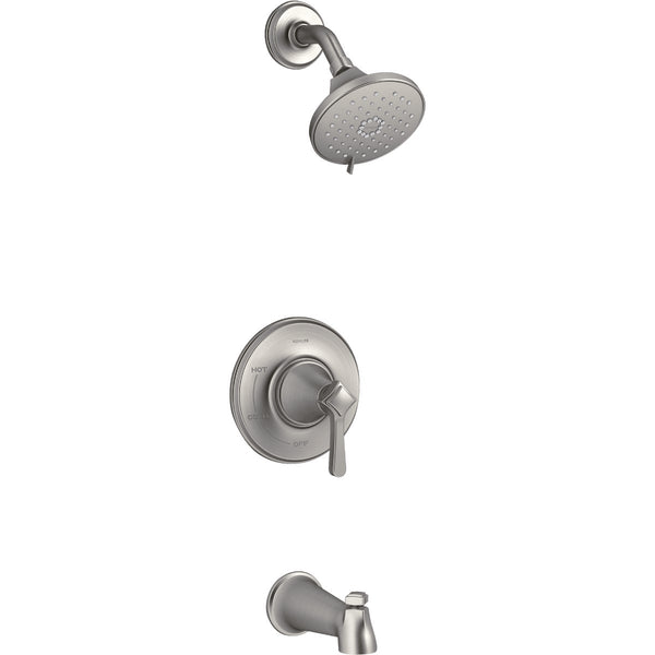 Kohler Georgeson Brushed Nickel Single-Handle Water-Saving Tub & Shower Faucet