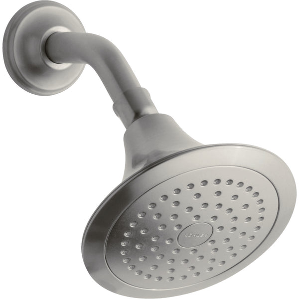 Kohler Forte 1-Spray 1.75 GPM Fixed Shower Head, Brushed Nickel