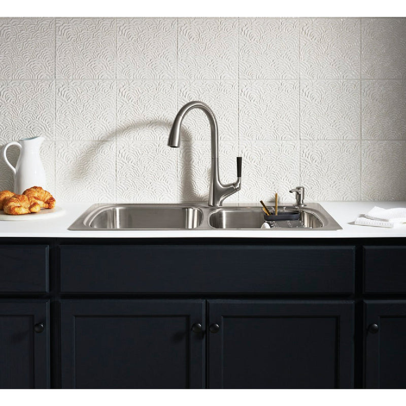 Kohler Malleco 1-Handle Lever Pull-Down Kitchen Faucet, Stainless