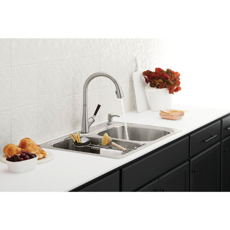 Kohler Malleco 1-Handle Lever Pull-Down Kitchen Faucet, Stainless