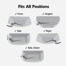 Korky StrongARM Universal Brushed Nickel Tank Lever with Classic Style Handle