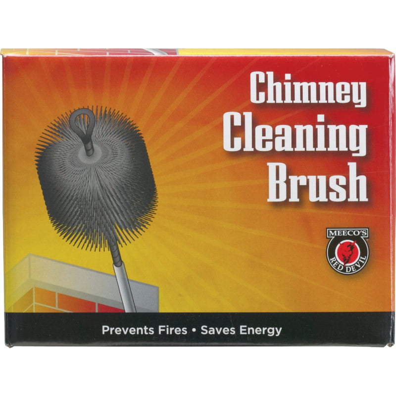 Meeco's Red Devil 6 In. Round Poly Chimney Brush