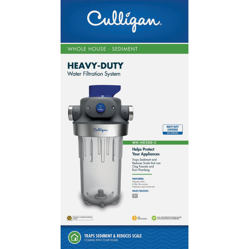 Culligan 1 In. Whole House Heavy Duty Water Filter System for WH-HD200-C