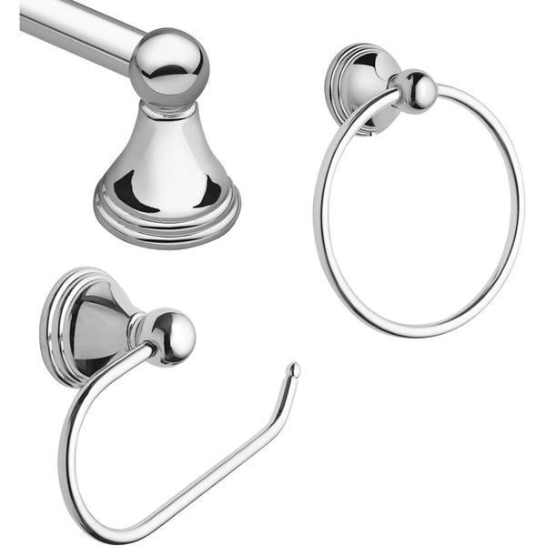 Moen Preston Collection 3-Piece Bath Hardware Set, Chrome