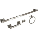 Home Impressions Vista Brushed Nickel 4-Piece Bath Hardware Set