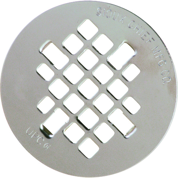 Sioux Chief 4-1/4 In. Stainless Steel Snap-In Shower Drain Strainer