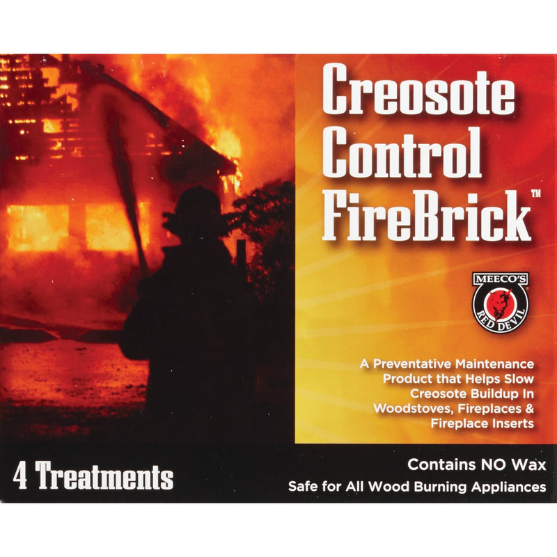 Meeco's Red Devil Creosote Control FireBrick 2-1/2 Lb. Block Creosote Remover