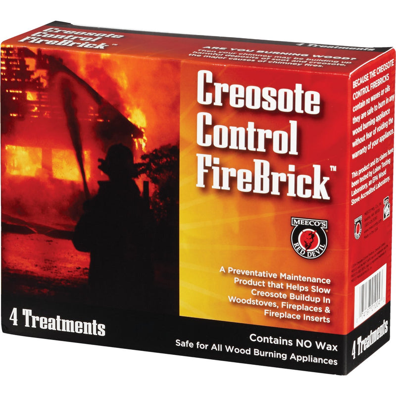 Meeco's Red Devil Creosote Control FireBrick 2-1/2 Lb. Block Creosote Remover