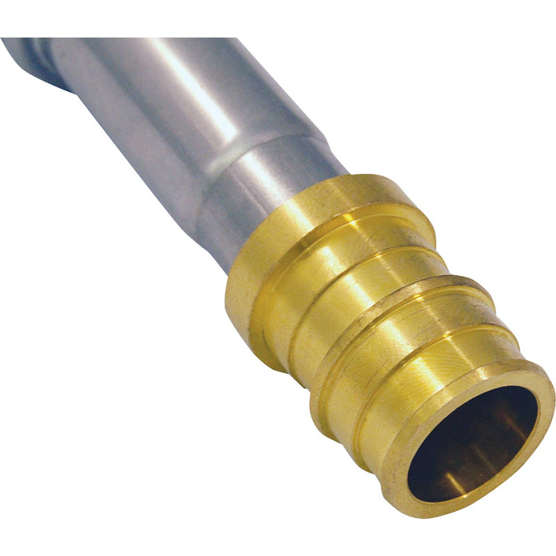 Apollo Retail 3/4 In. Brass Expansion Barb x 3/4 In. FNPT x 18 In. L WHC Stainless Steel Type A PEX Water Heater Connector