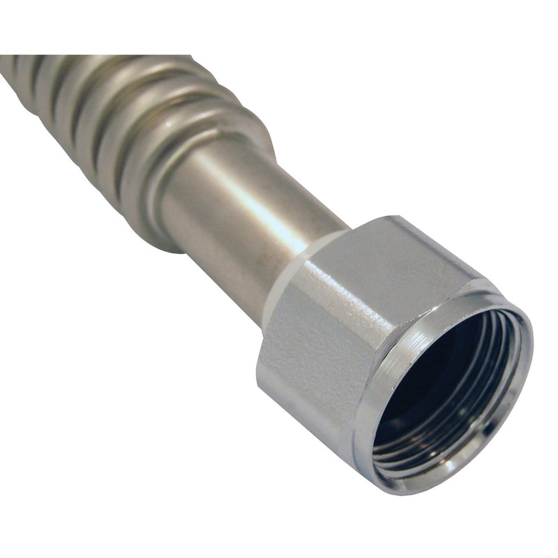 Apollo Retail 3/4 In. Brass Expansion Barb x 3/4 In. FNPT x 18 In. L WHC Stainless Steel Type A PEX Water Heater Connector