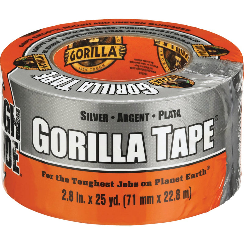 Gorilla 2.88 In. x 25 Yd. Tough & Wide Heavy-Duty Duct Tape, Silver