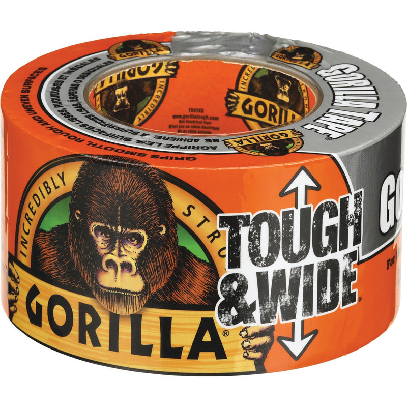 Gorilla 2.88 In. x 25 Yd. Tough & Wide Heavy-Duty Duct Tape, Silver