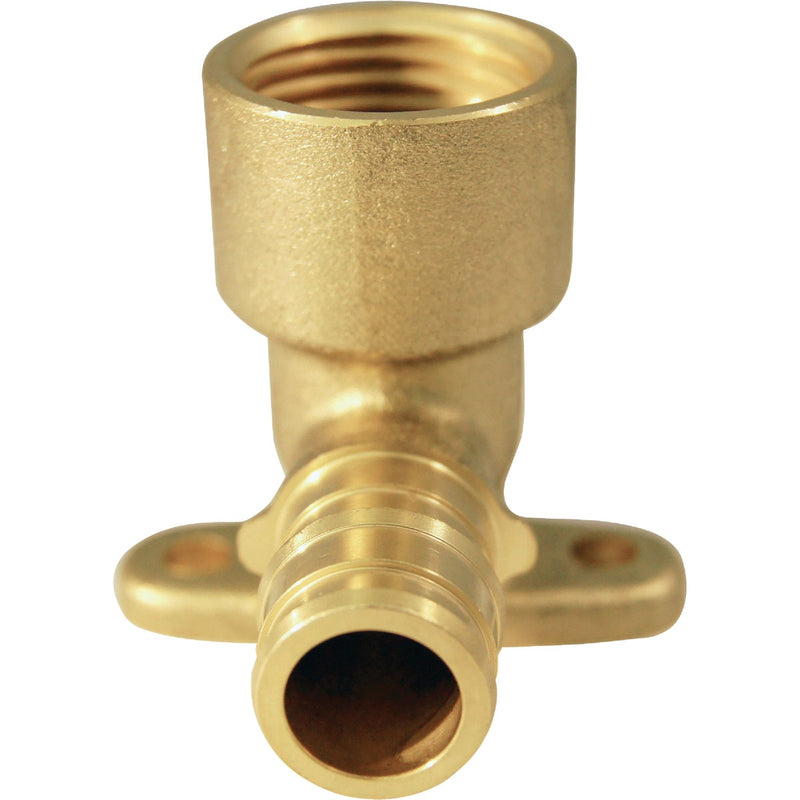 Apollo Retail 1/2 In. Barb x 1/2 In. FNPT 90 Deg. Brass Drop Ear PEX-A Elbow (1/4 Bend)