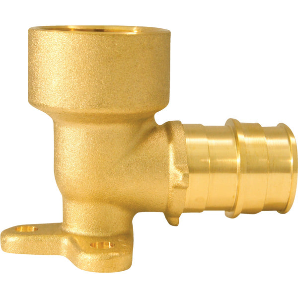 Apollo Retail 3/4 In. Barb x 3/4 In. FNPT Brass 90 Deg. Drop Ear PEX-A Elbow (1/4 Bend)