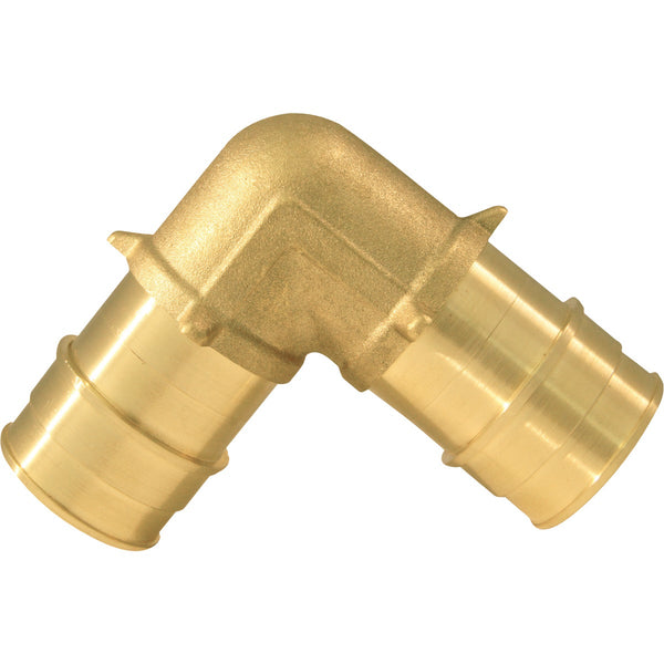 Apollo Retail 1 In. Barb x 1 In. Barb 90 Deg. Brass PEX-A Elbow (1/4 Bend)