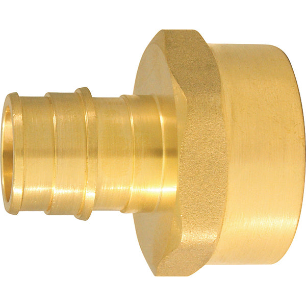 Apollo Retail 3/4 In. x 1 In. Brass Insert Fitting FIP PEX-A Adapter