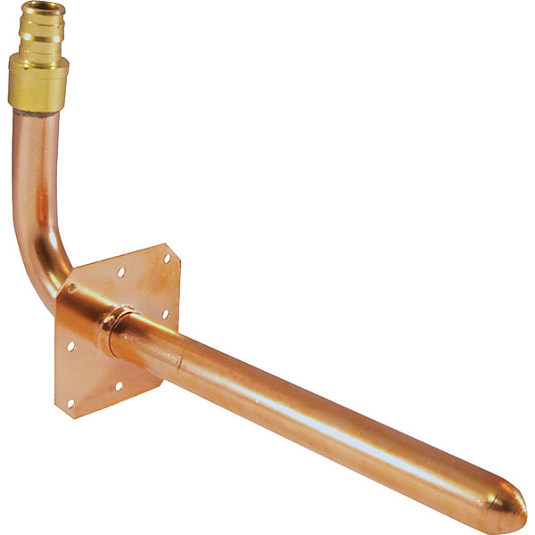 Apollo Retail 1/2 In. Barb x 4 In. x 8 In. Copper PEX A Stubout with Ear