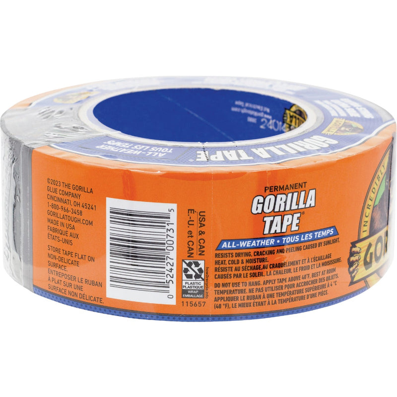 Gorilla 1.88 In. x 25 Yd. All Weather Repair Tape, Black