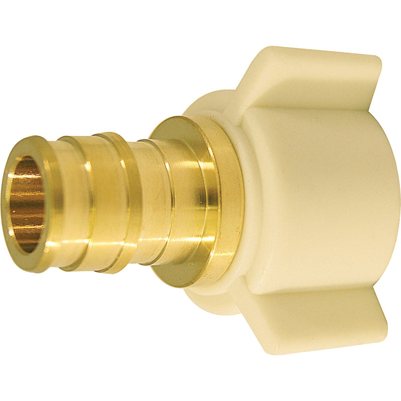 Apollo Retail 1/2 In. x 1/2 In. Brass Insert Fitting FSWVL PEX-A Adapter